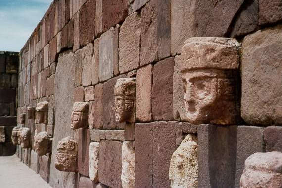  Tiahuanaco Heads, Peru 