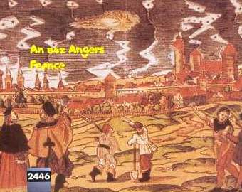  UFO Sighting over Angers France, in 842 AD 