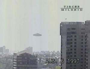  Amateur Video of UFO over Mexico City - August 1997 - frame 1 